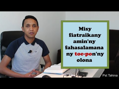 Marka 16: 15 – Misy fiatraikany amin’ny fahasalamana ny toe-pon’ny olona
