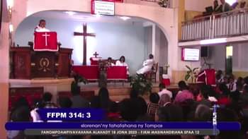 Fanompoampivavahana FJKM
 “Iorenan’ny fahafahana ny Tompo”
 Alahady 18 Jona 2023…