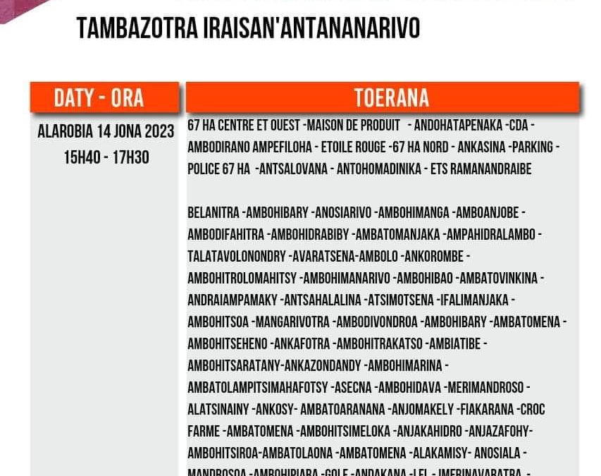 JIRAMA : Miverina amin’ny laoniny ilay famoahana fandaharam-potoanan’ny delestaz…