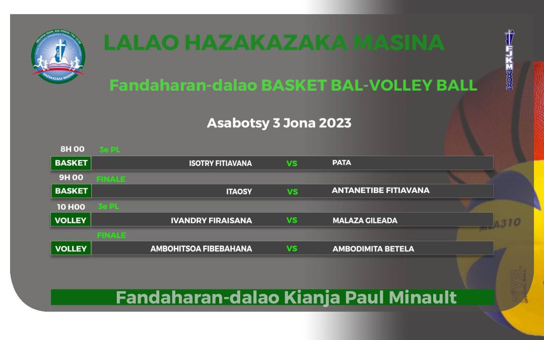LALAO HAZAKAZAKA MASINA… Fandaharan-dalao Asabotsy 03 Jona 2023