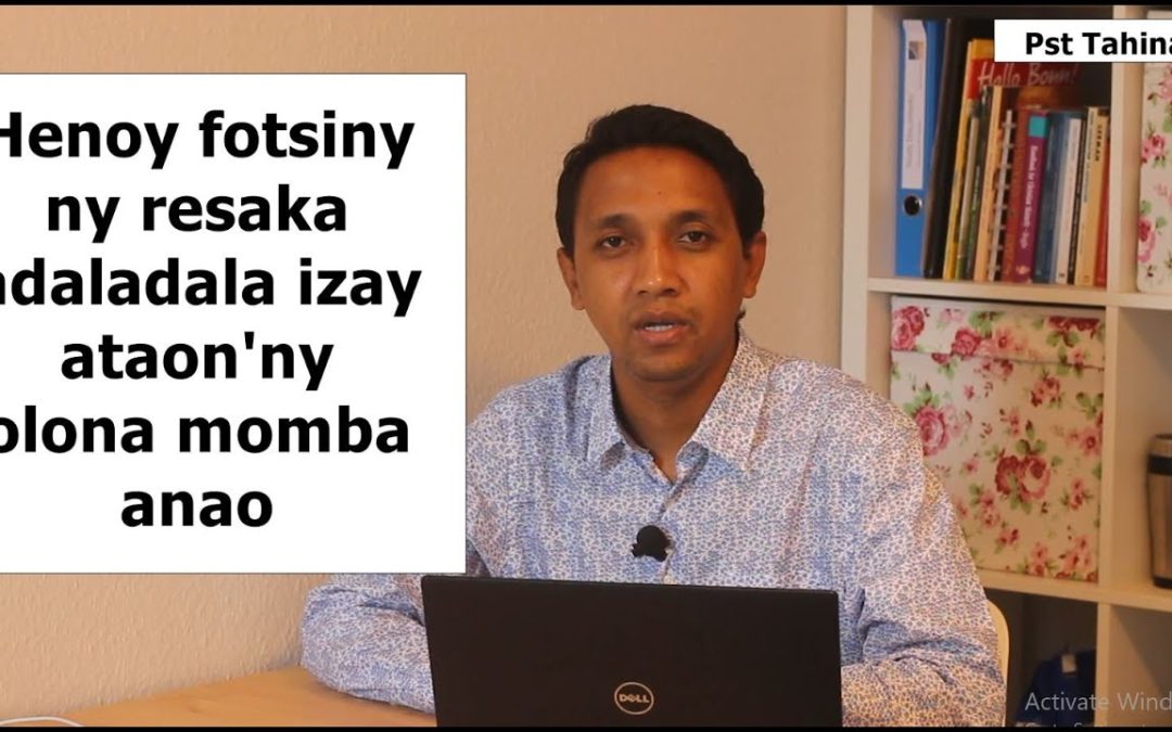 Marka 16: 15 – Henoy fotsiny ny resaka adaladala ataon’ny olona momba anao