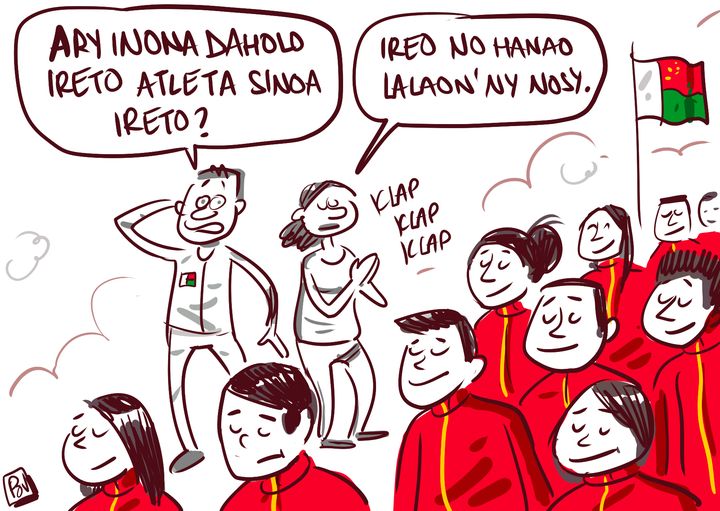Ndao fa lalana #jioi2023 #jeuxdesiles2023 #politiquemadagascar  #madagascartoon …