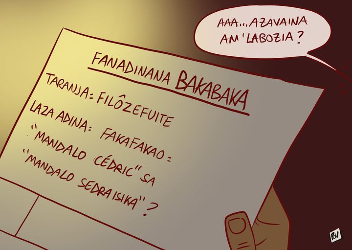 Very hasina sy lanja ny fampianarana e. Efa ela izany no hita taratra nanomboka …