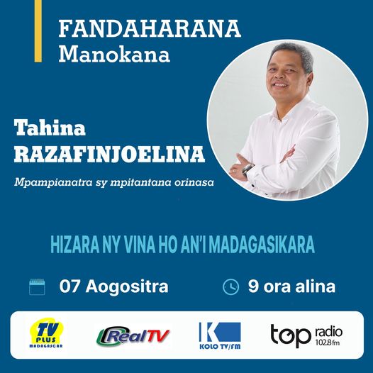 HAMELABELATRA NY VINA HO AN’I MADAGASIKARA ISIKA
 Manasa antsika rehetra hanjo…