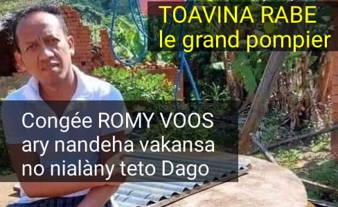 HOY ‘NDRAY LE KATITAKELY SOLAVANTONY MPAMONO AFO

 Congée izy ary nandeha nanao …