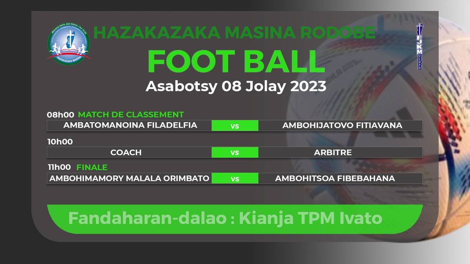 LALAO HAZAKAZAKA MASINA.. FANDAHARAN-DALAO ASABOTSY 08 JOLAY 2023
