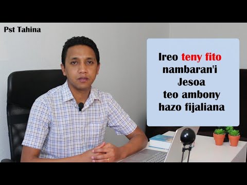 Marka 16: 15 – Ireo teny fito nambaran’i Jesoa teo ambony hazo fijaliana