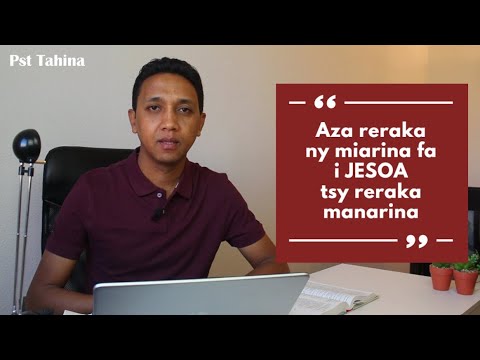 Marka 16: 15 – Aza reraka ny miarina fa Jesoa tsy reraka manarina