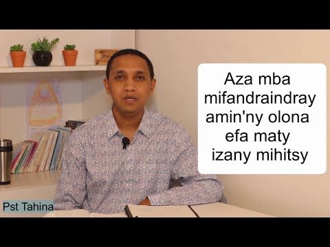 Marka 16: 15 – Aza mba mifandraindray amin’ny olona efa maty izany mihitsy